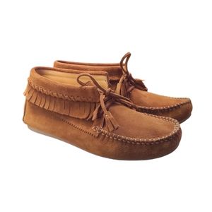 SEZANE | Brown Suede Moccasins in Size EU 39